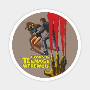 I Was a Teenage Werewolf Movie Poster Magnet